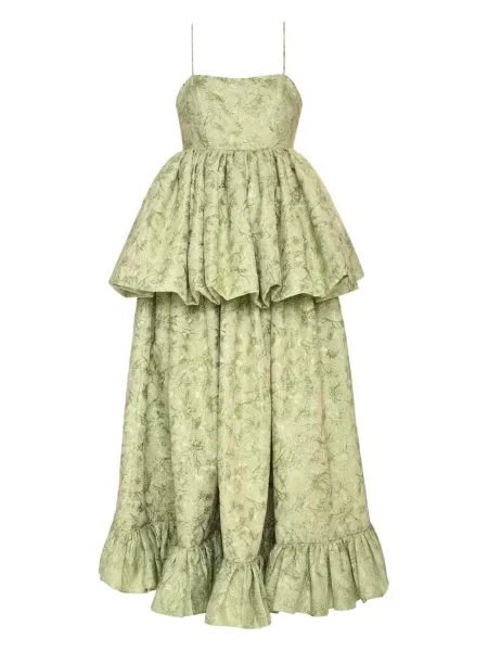 Rochie Anouki fără mâneci verde