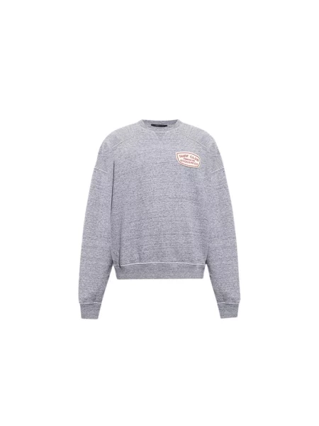 Bluza Dsquared2 z okrągłym dekoltem szara