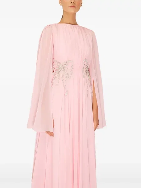 Maksi sukienka maxi Nihan Peker garniturowa różowa