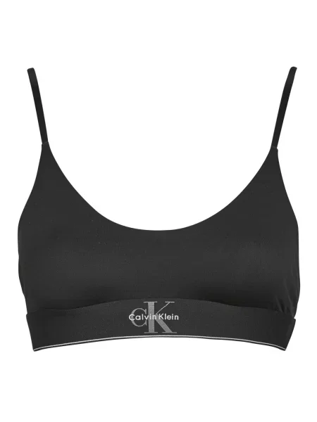 Bez podstave bralette Calvin Klein Jeans crna