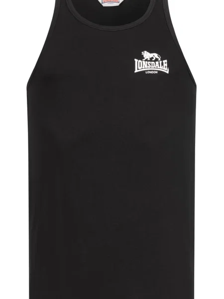 LONSDALE Tricou DOLTON negru alb