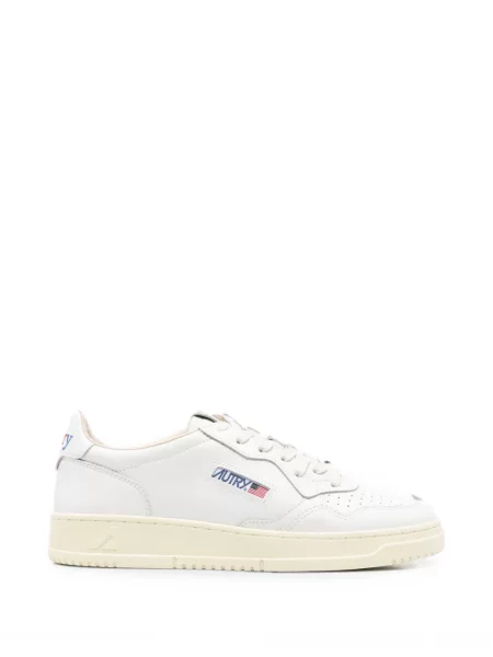 Sneakerși Autry din piele alb