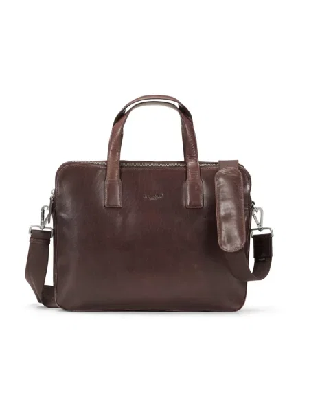 Torebka skórzana Howard London skórzana brązowa