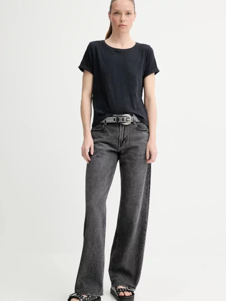 G-Star Jeansy Wide Leg Judee grau czarne