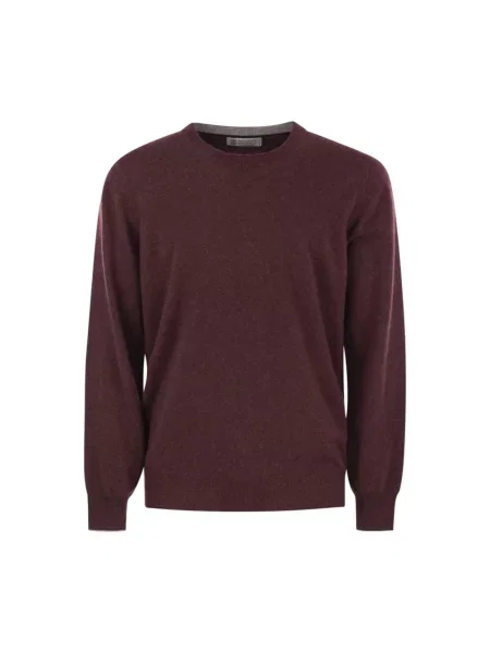 Sweter Brunello Cucinelli czerwony