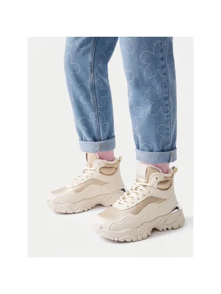 Sneakersy DeeZee Krémová