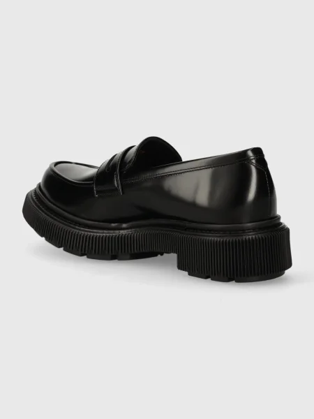 Кожаные мокасины Adieu черные