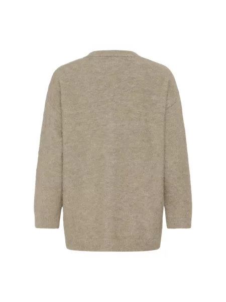 Dzianinowy sweter Saint Tropez beżowy