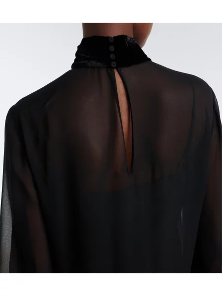 Rochie Max Mara de mătase eleganta negru