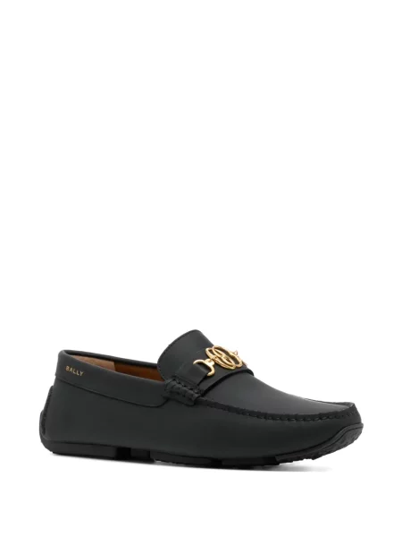 Pantofi loafer Bally din piele negru