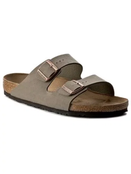 Шльопанці Birkenstock Arizona сірий