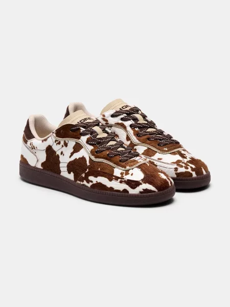 Hoff PARK PRINT BROWN кросівки шкіряні коричневі