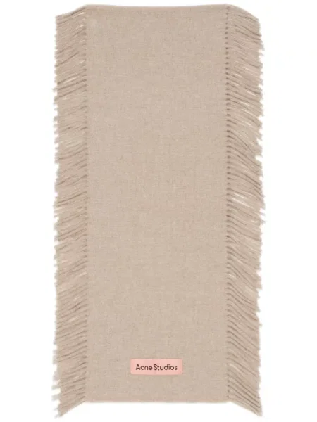 Fular Acne Studios cu franjuri de lână