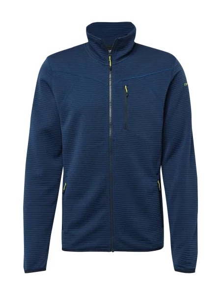 ICEPEAK Funkcionalna jopa iz flisa BERTHOLD temno modra / rumena