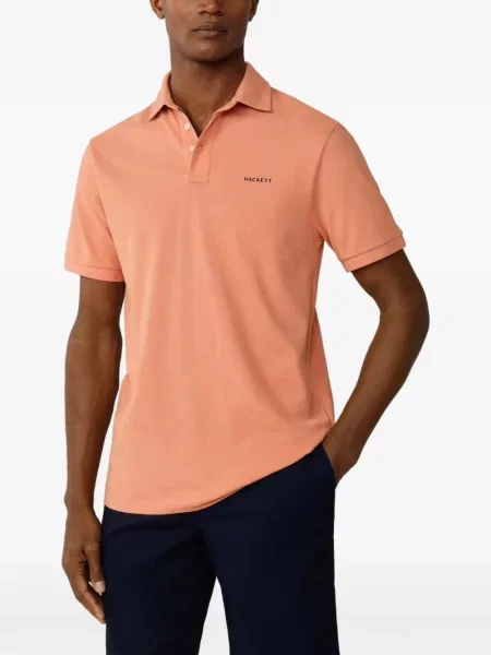 Tricou polo Hackett London portocaliu
