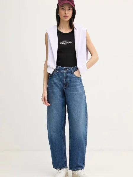 Top Calvin Klein črna