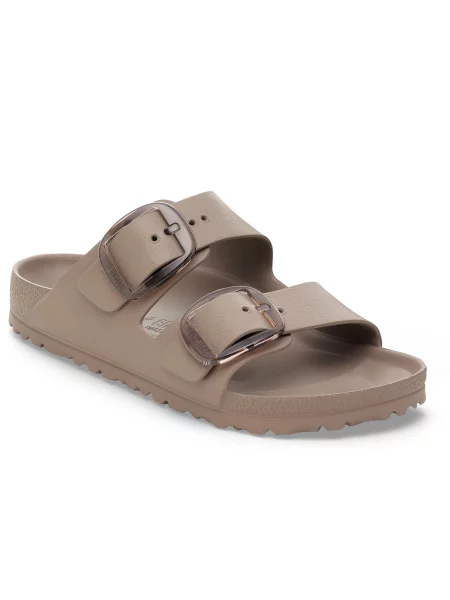 Klapki Birkenstock brązowe