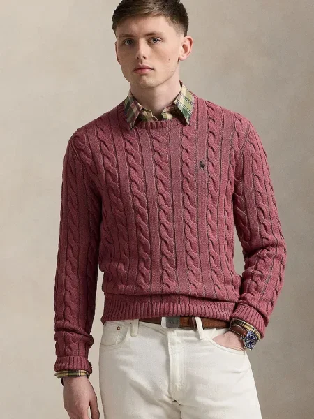 Sweter Polo Ralph Lauren czerwony