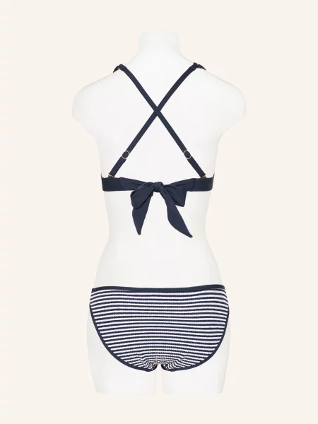 Seafolly Základní Bikiny Clubhouse tmavě modrá bílá
