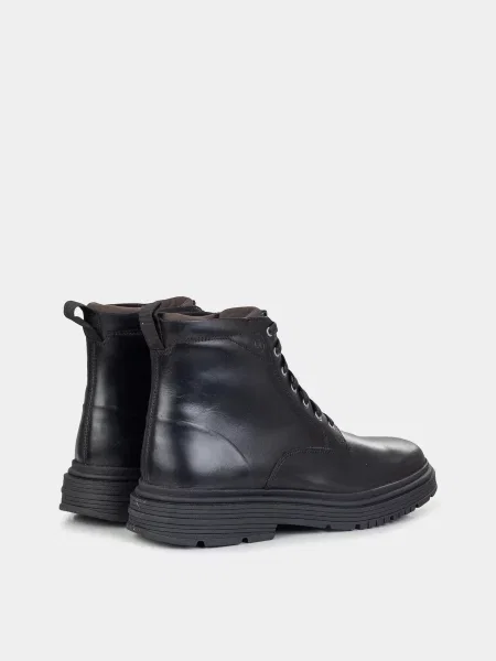 Кожаные ботинки Clarks черные