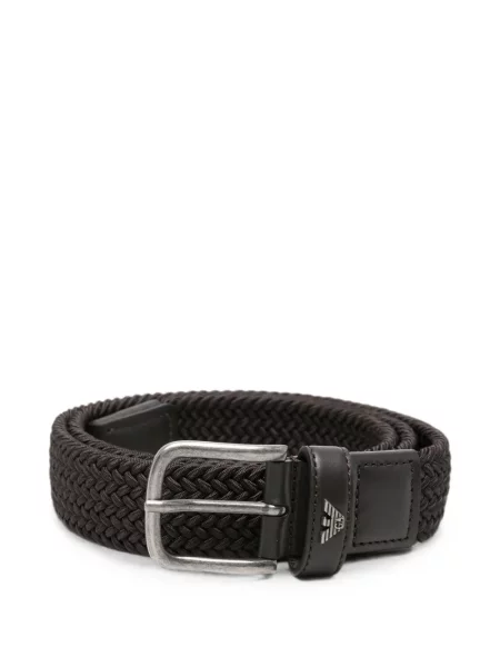 Cu centură curea Emporio Armani din piele maro