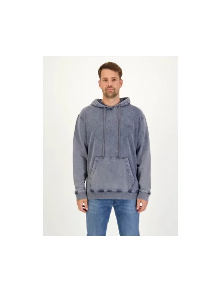 Bluza z kapturem Dondup z kapturem szara