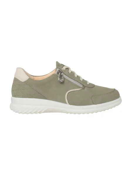Sneakersy Ganter skórzane zielone