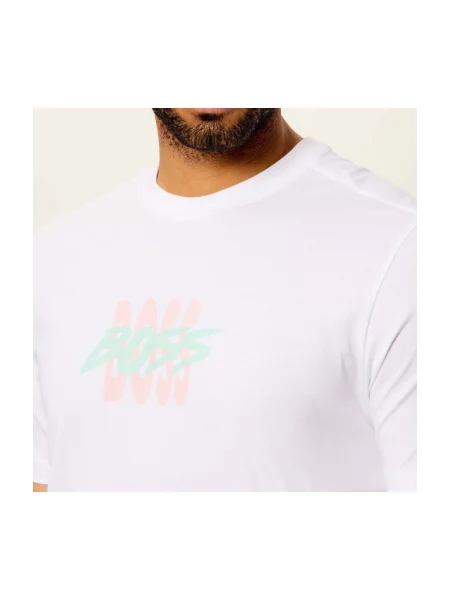 BOSS Tricou Bass alb