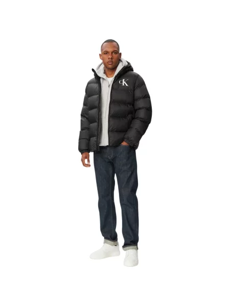 Geacă de blugi Calvin Klein Jeans negru