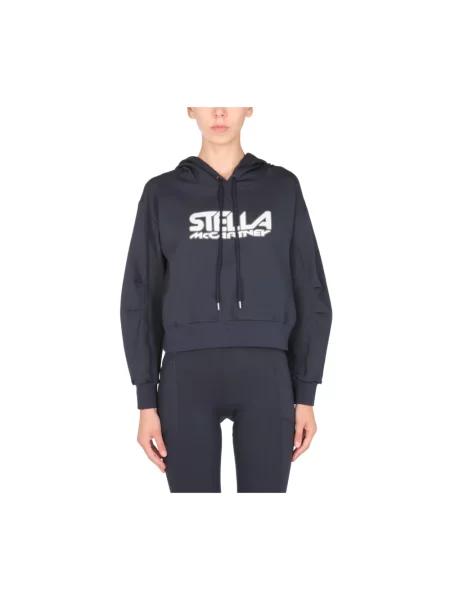 Bluza Stella Mccartney z logo niebieska
