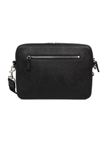 Torebka skórzana Lancaster skórzana czarna