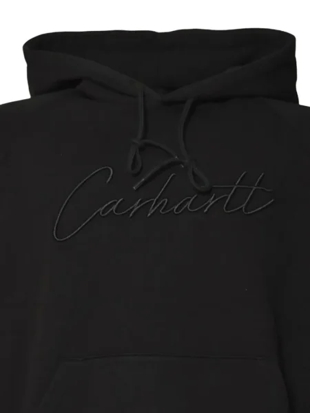 Hoodie Carhartt Wip με κέντημα μαύρο