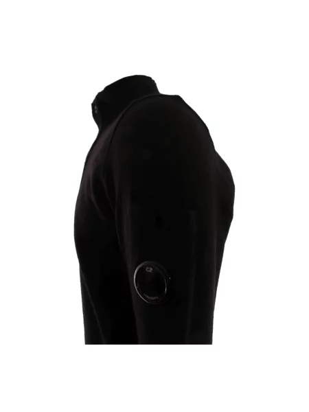 Sweter z golfem C.p. Company do golfa czarny