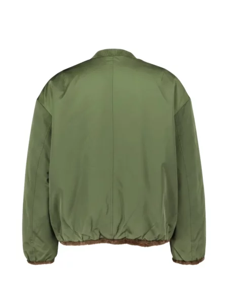 Reversibil geacă bomber Blonde No.8 cu blană verde