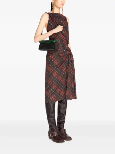 Geantă Dries Van Noten din piele negru