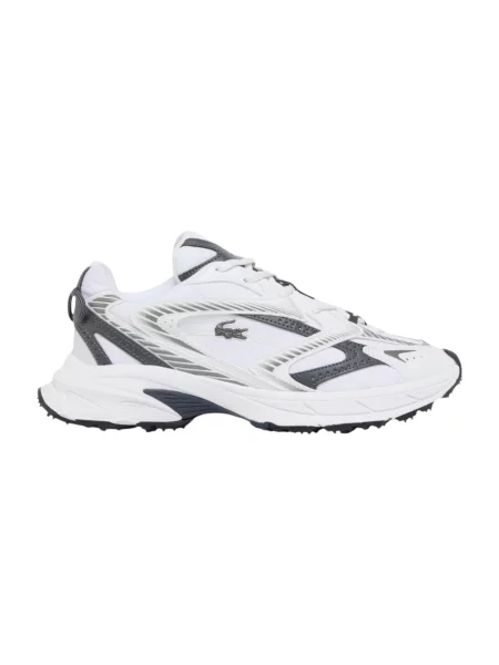 Sneakersy Lacoste zamszowe białe