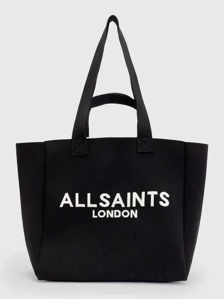 Geantă shopper Allsaints negru