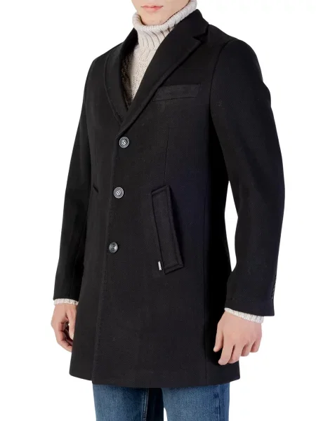 Kabát Gianni Lupo černý