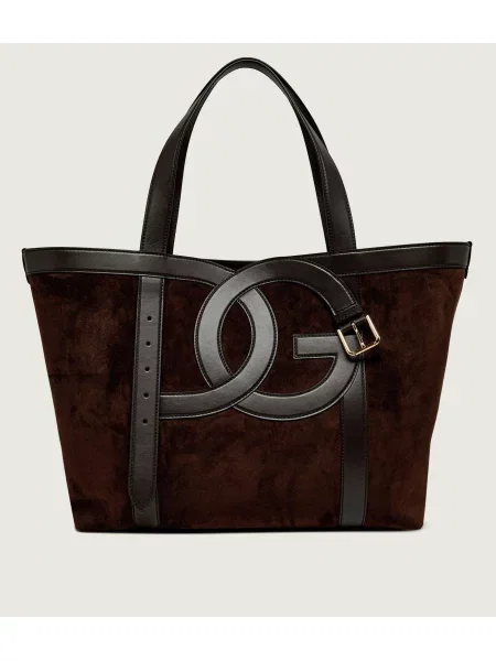Cu centură curea Dolce & Gabbana din piele maro