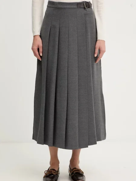 Weekend Max Mara Fustă trapez Fastoso gri