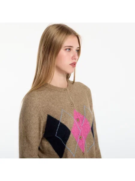 Пуловер Samsøe Samsøe Sanor Short Cardigan Lead Gray M сиво
