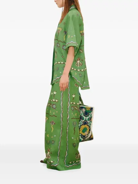 Pantaloni Alemais verde