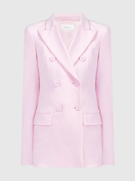 Двобортний жакет Frizzo Max Mara Sportmax рожевий