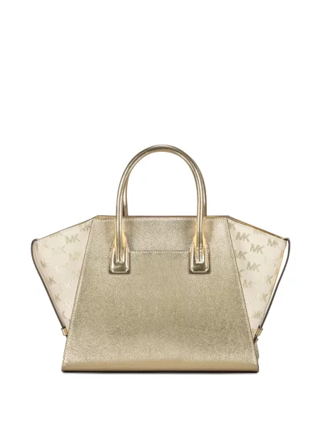 Geanta de piele Michael Kors din piele galben