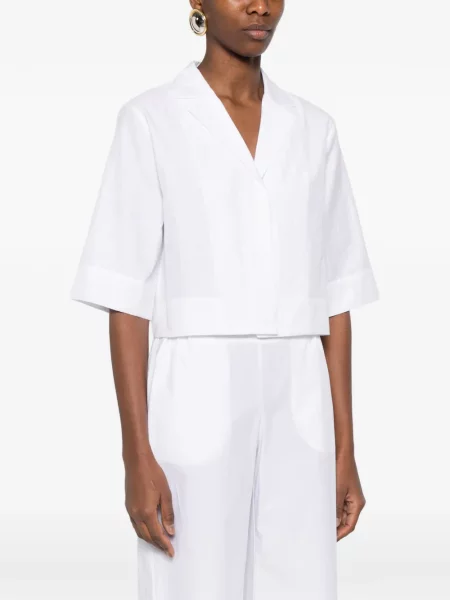 Koszula Ottodame z klapą biała