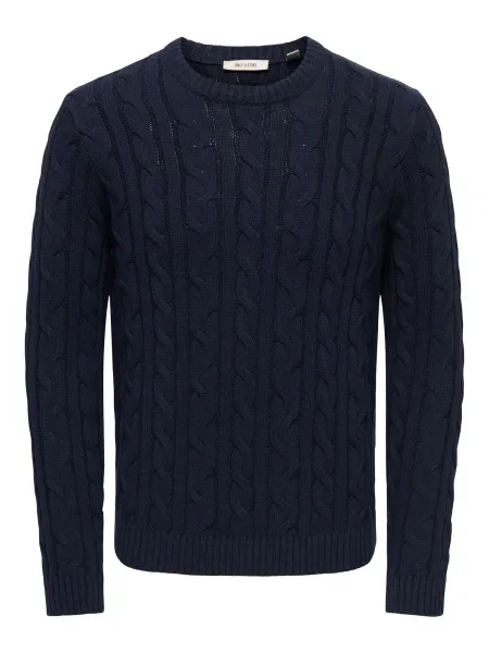 Only & Sons Pulover ONSKIM închis albastru