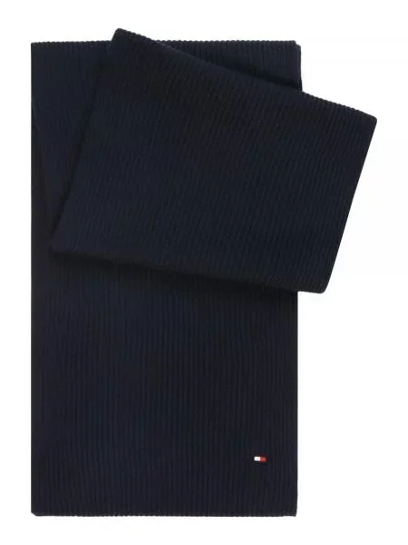 Fular Tommy Hilfiger Flag Bleumarin albastru