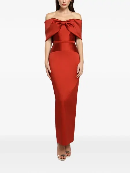 Rochie maxi Cristallini roșu