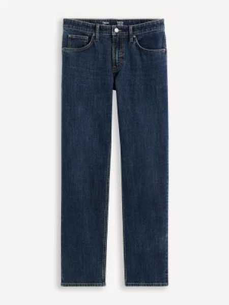 Blugi drepți Celio albastru