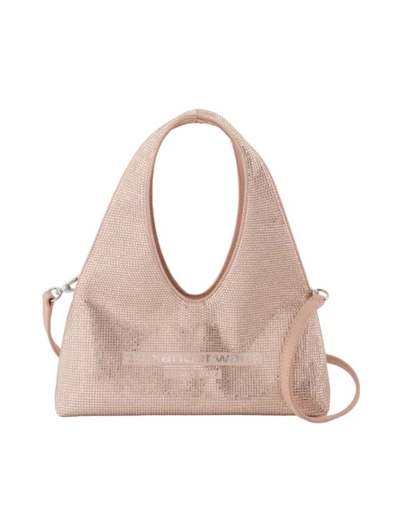 Torebka hobo Alexander Wang skórzana różowa